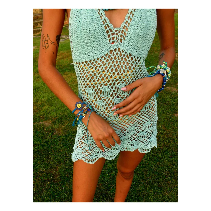 Venessa Arizaga Bracelet Happy Flower | Bleu