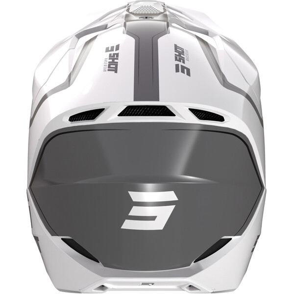 Shot - Casque Furious Reflex Blanc brillant / Gris
