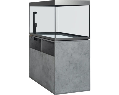 Aquariumcombinatie Fluval Siena 332 met LED-verlichting, verwarming, buitenfilter en kast, 332 l, beton, 110 x 55 x 128 cm