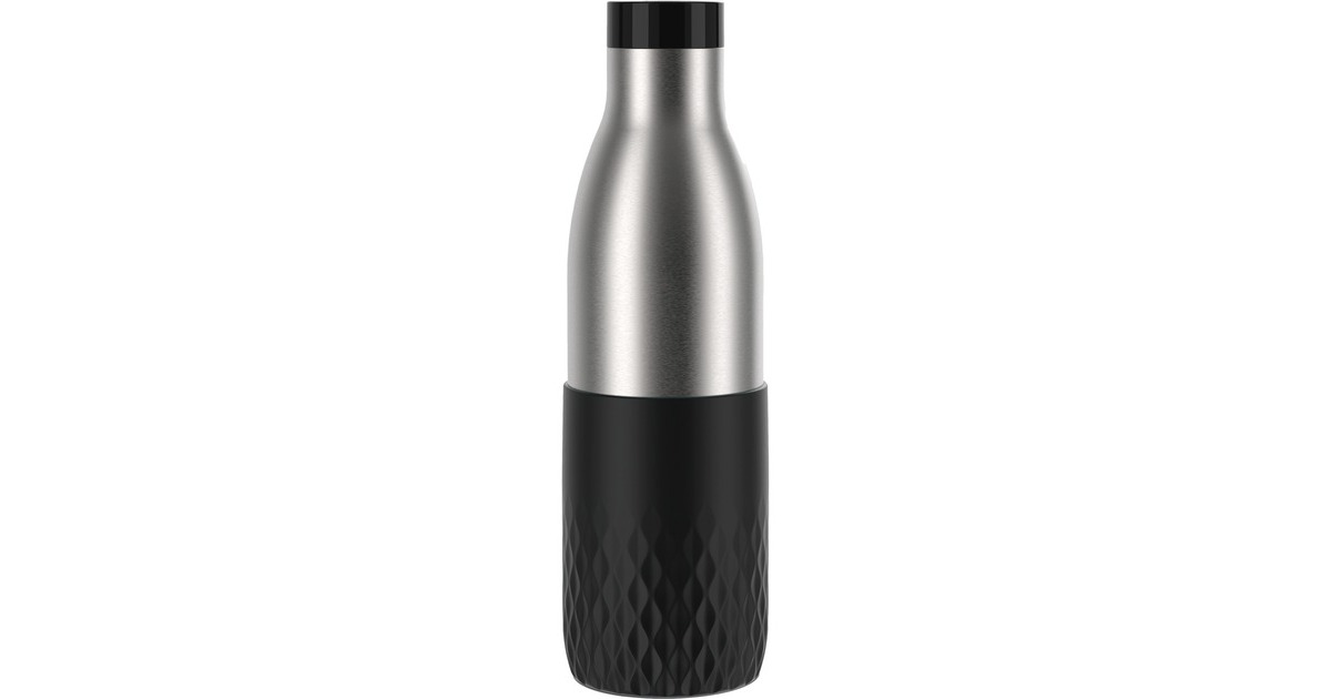 EmsaBludrop Sleeve Thermosfles  (Zwart, 0,7 Liter)