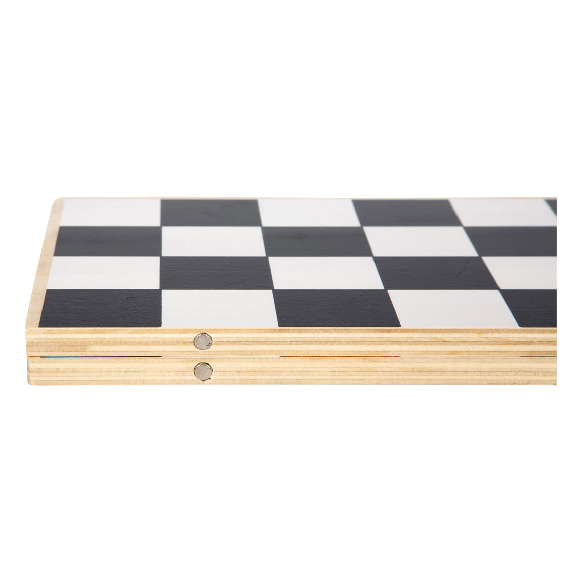 Small Foot-Schaak en Backgammon Spel (Golden Edition)