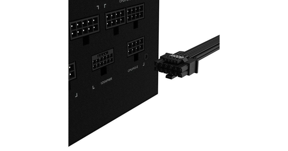 GIGABYTEGP-UD1000GM PG5 modulaire 1000 watt voeding   (Zwart, 1x 12VHPWR, 4x PCIe)