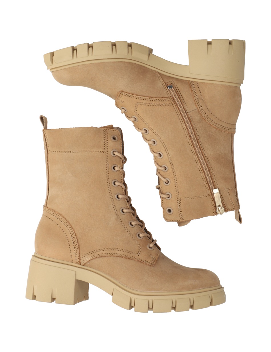 Veloursleder Schnürboot