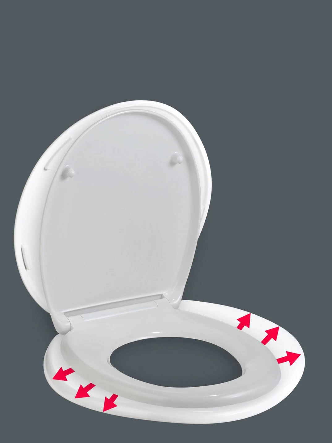Toilettensitz XXL mit extra breiter Sitzfläche
