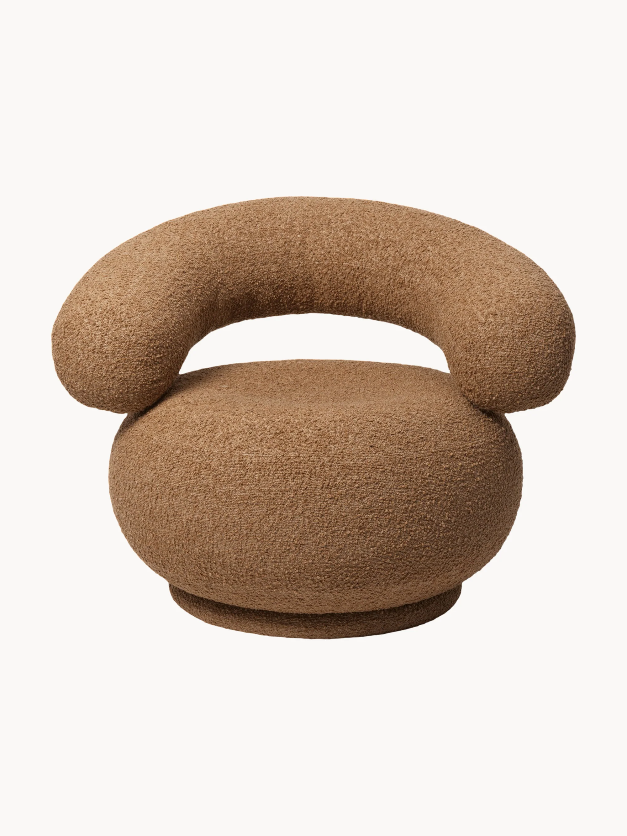 Bouclé loungefauteuil Orbo