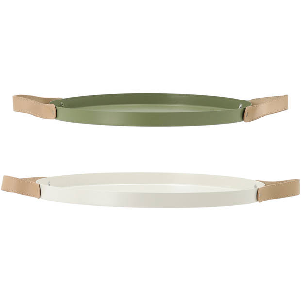 Blokker dienblad Japandi 28cm - groen