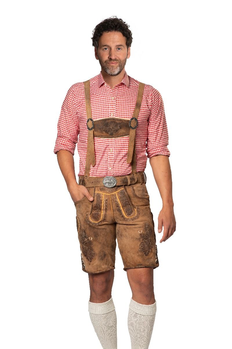 Lederhose Bruin Kort Lech