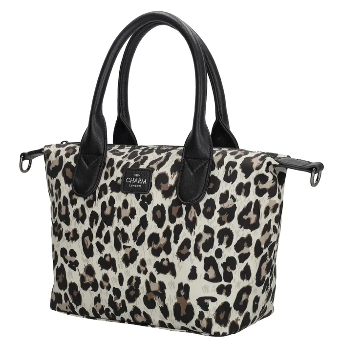 Charm London Buckingham Handtas Luipaard beige