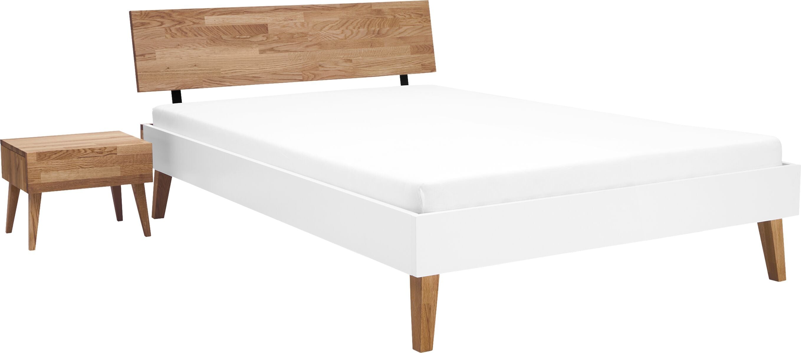 CARA Bett - Eiche / B: 140.0 cm x T: 200.0 cm