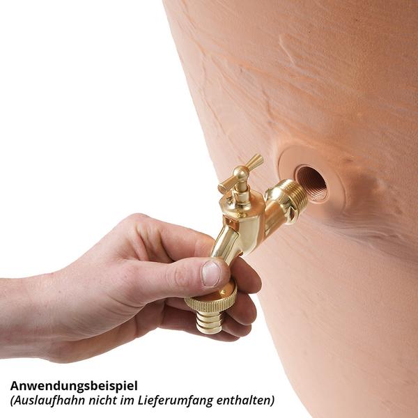 GARANTIA Regen-Amphore, terrakotta