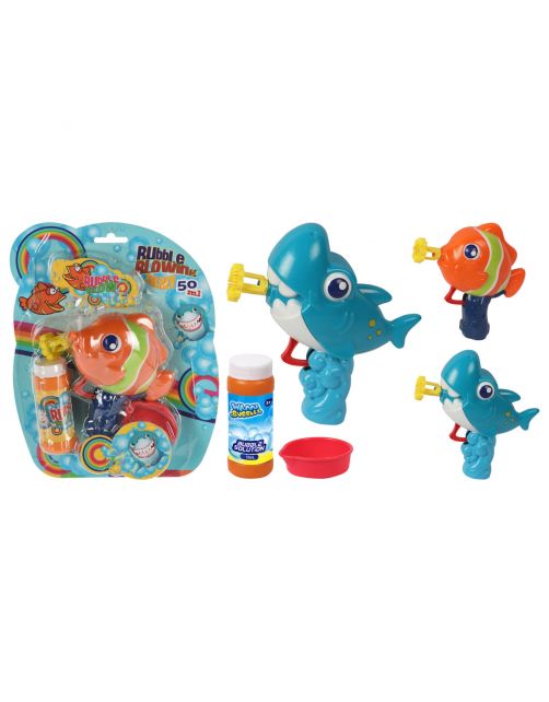 Homestyle Bellenblaas Pistool Vis - Speelgoed - Assorti 50 Ml Bellenblaas