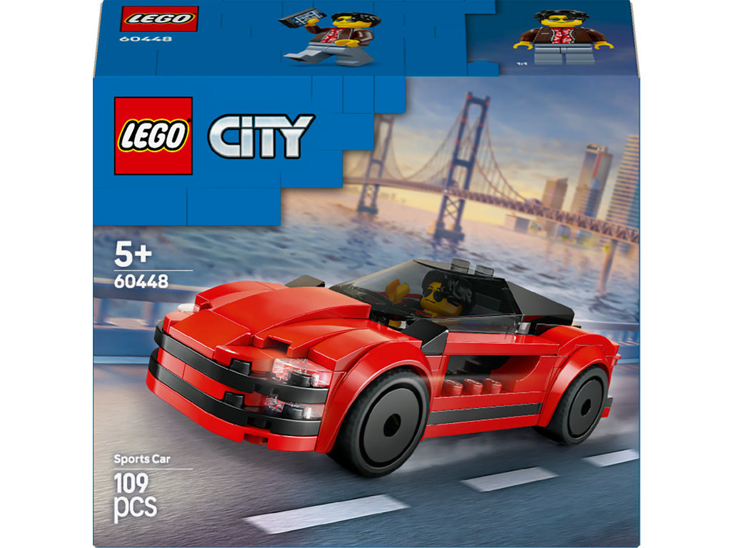 CARRO DESPORTIVO VERMELHO LEGO CITY GREAT VEHICLES