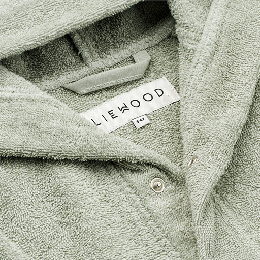 Liewood Lily Bjørn Badekåbe, Dove Blue, 3-4 år