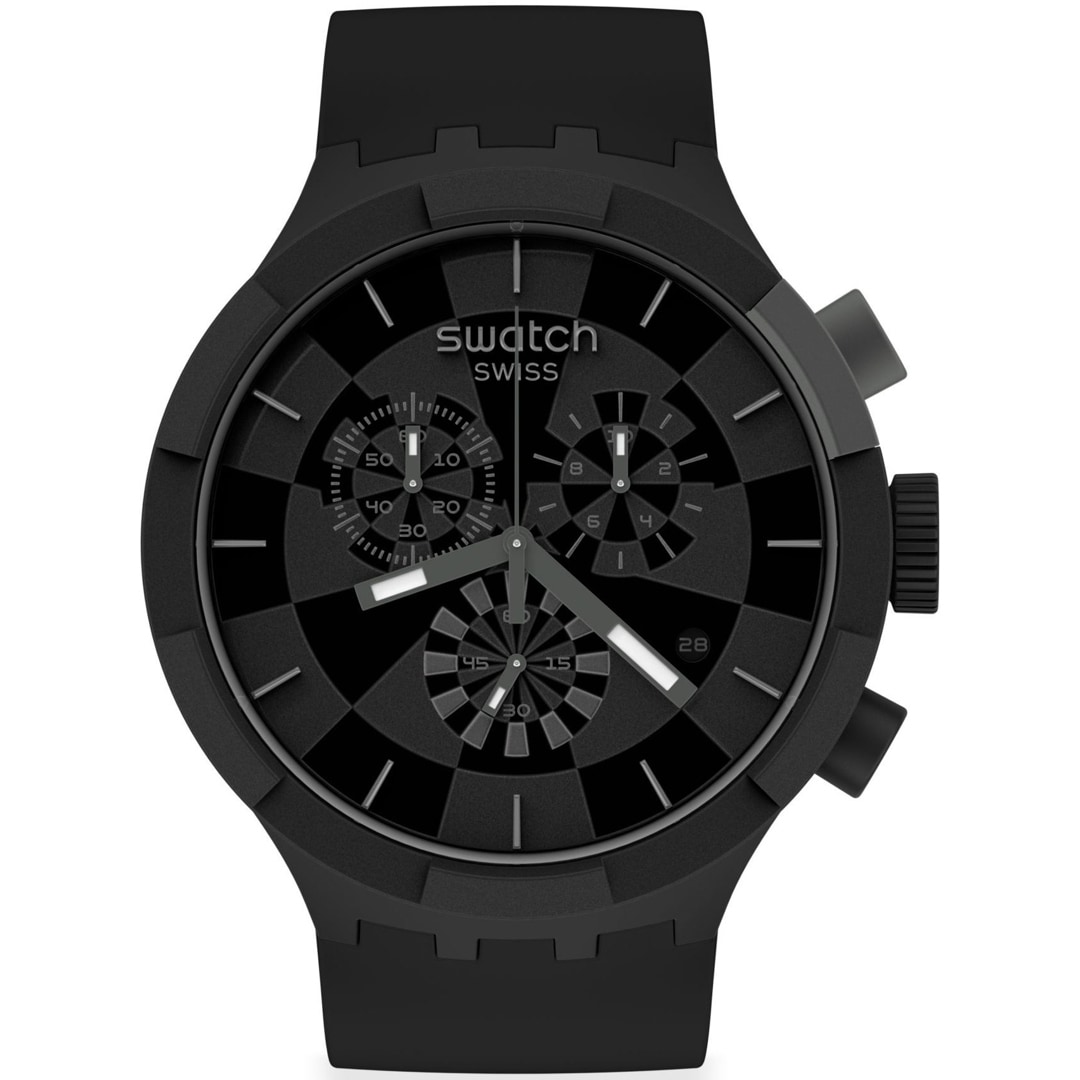 Swatch Big Bold Chrono Checkpoint Pirate Black