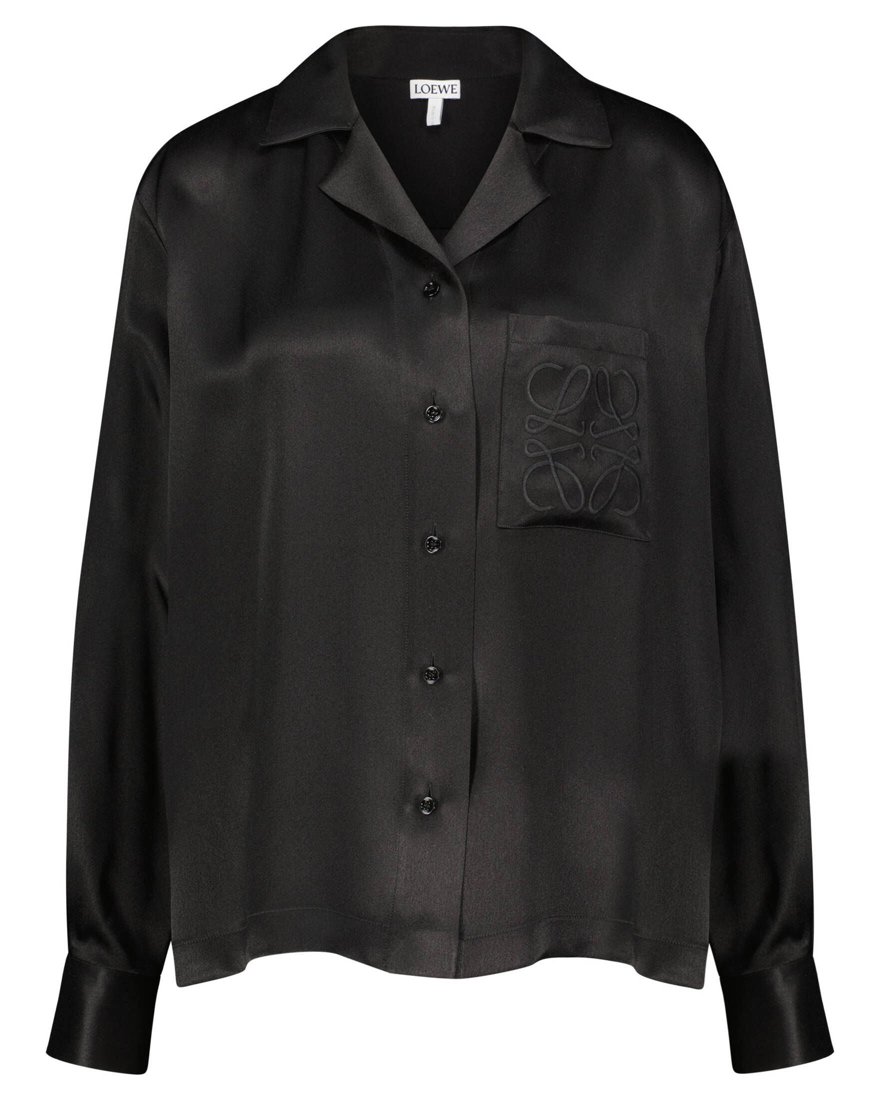 Loewe| Damen Seidenbluse ANAGRAM PYJAMA BLOUSE