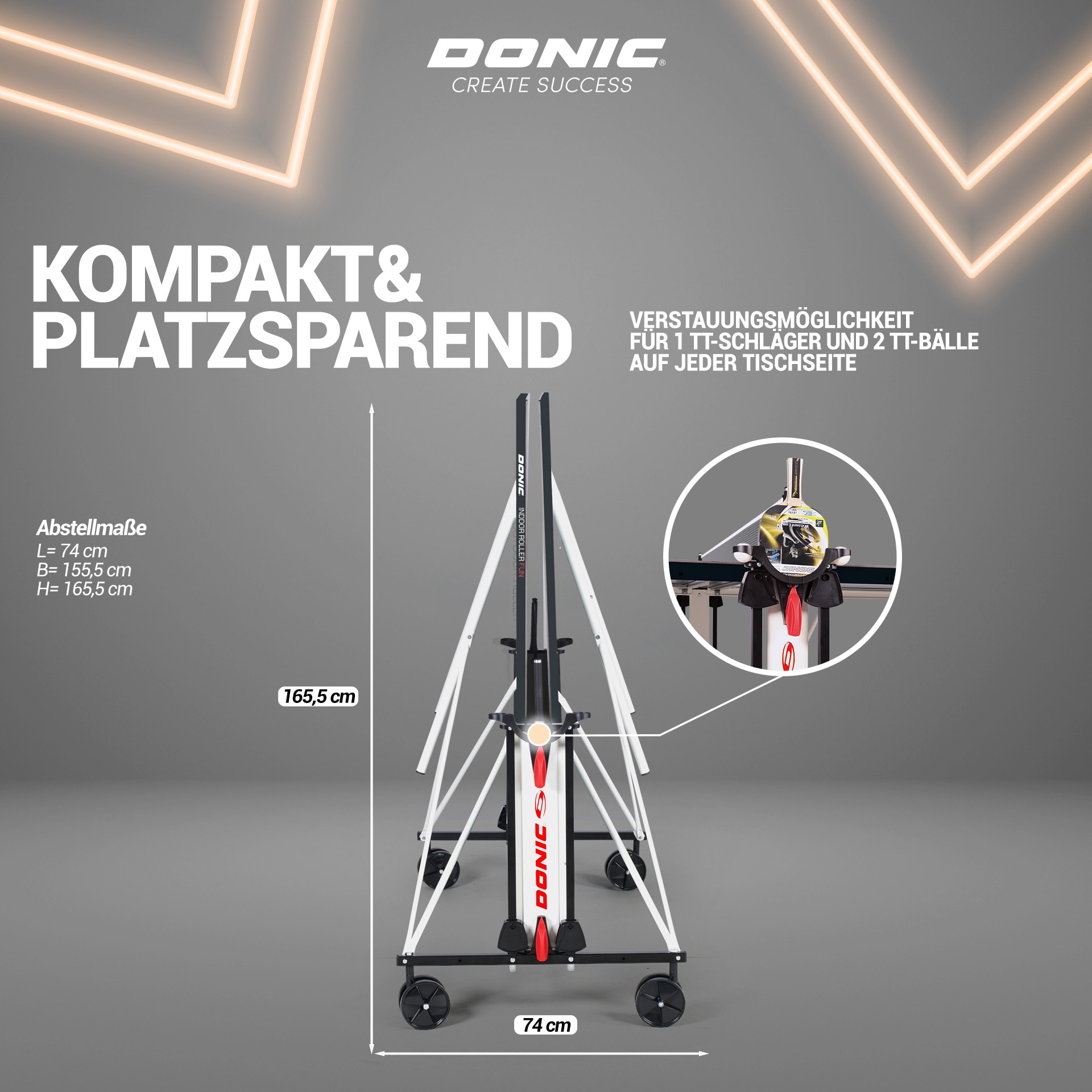 DONIC Indoor Roller Fun, blau