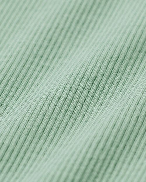 body croisé évolutif côtelé nouveau-né avec bambou stretch vert