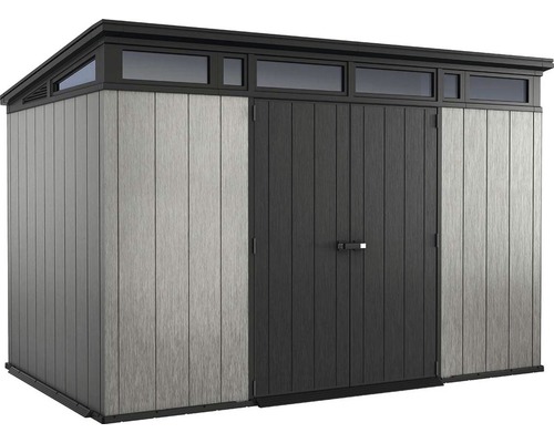 Keter Artisan 11x7 tuinhuis inclusief vloer 342 x 218 cm houtlook