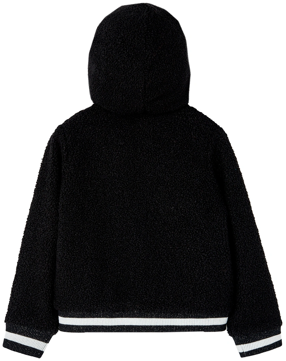 Plüschjacke BLACK BEAUTY in schwarz