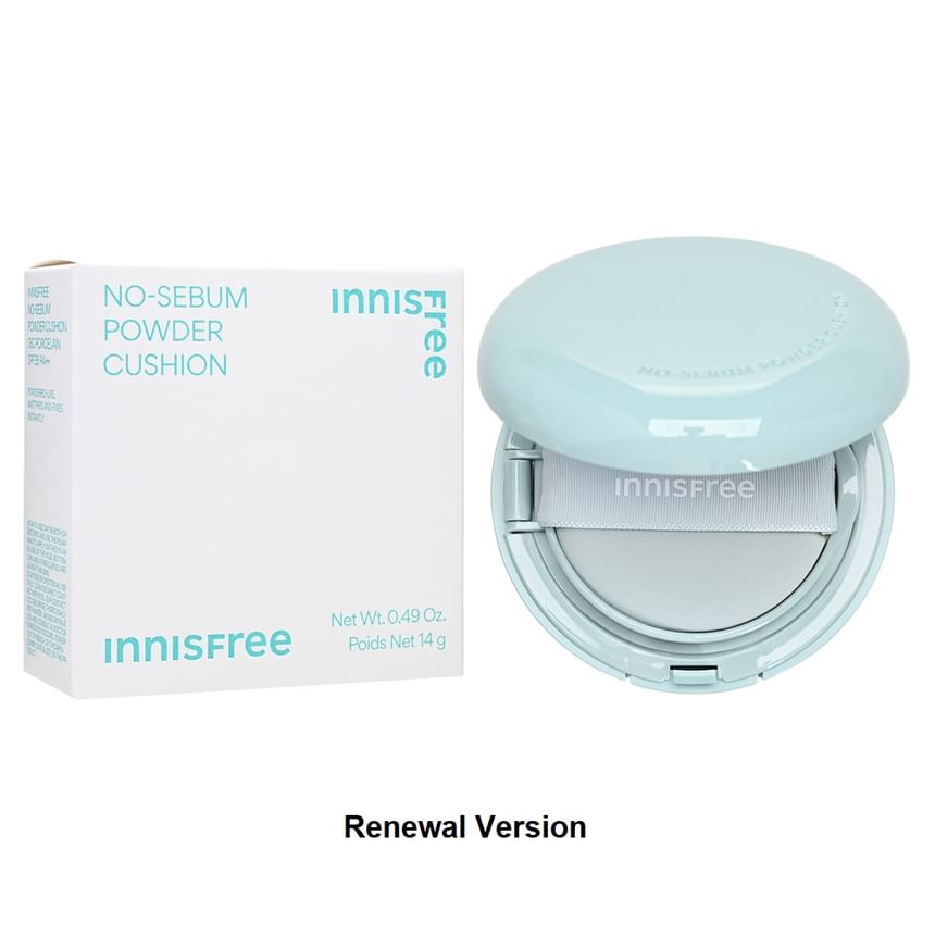 innisfree - No-Sebum Powder Cushion - 5 kleuren