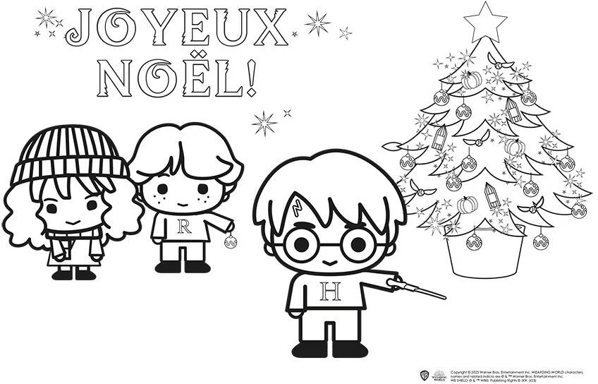HARRY POTTER - CALENDRIER DE L'AVENT OFFICIEL - JOYEUX NOEL HARRY