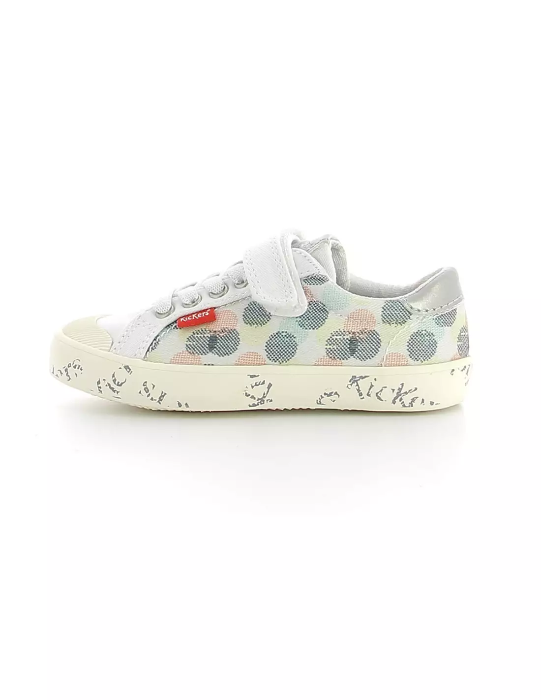 KICKERS GODY - Baskets BLANCPOISMULTICO