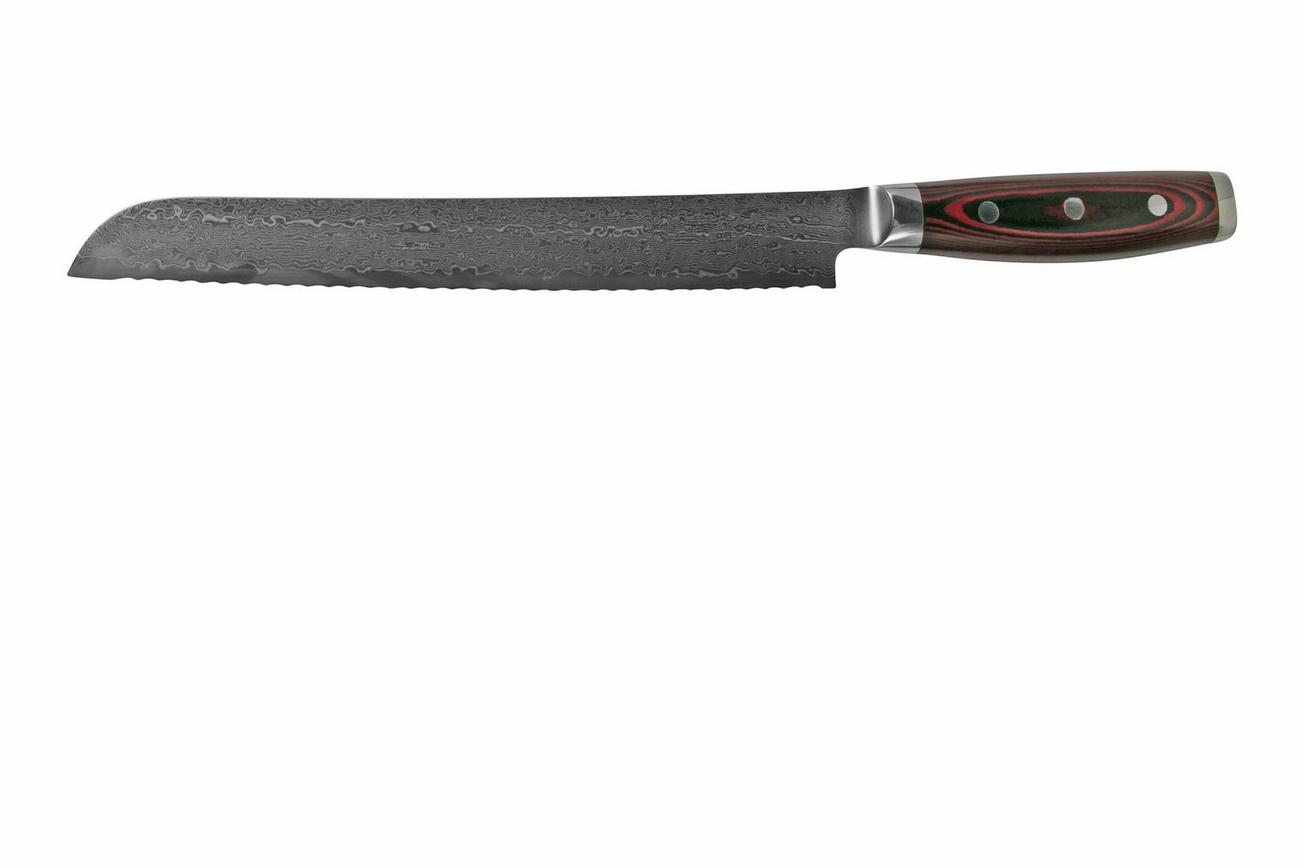 Yaxell Super Gou 37108, 161 laags damaststaal broodmes, 23 cm