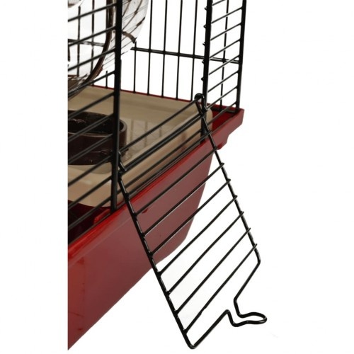 Gaiola vermelha para hamster