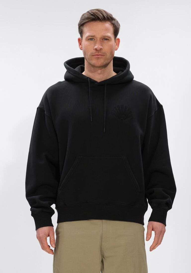 zwarte new amsterdam surf association sweater chop hoodie