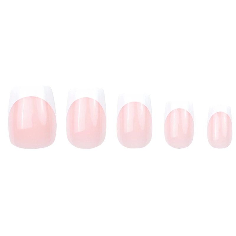 DUFFBEAUTY Reusable Instant Press-on Manicure Classic 30 Pieces - French Square