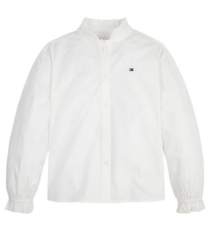 Tommy Hilfiger Hemd - Ruffle - Weiß