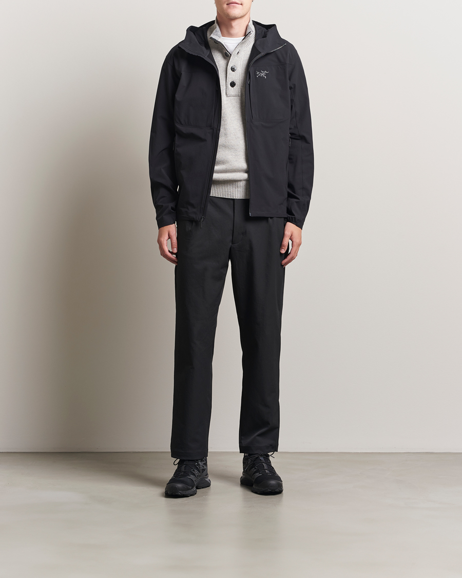 Arc'teryx Gamma Lightweight Softshell Hooded Jacket Black