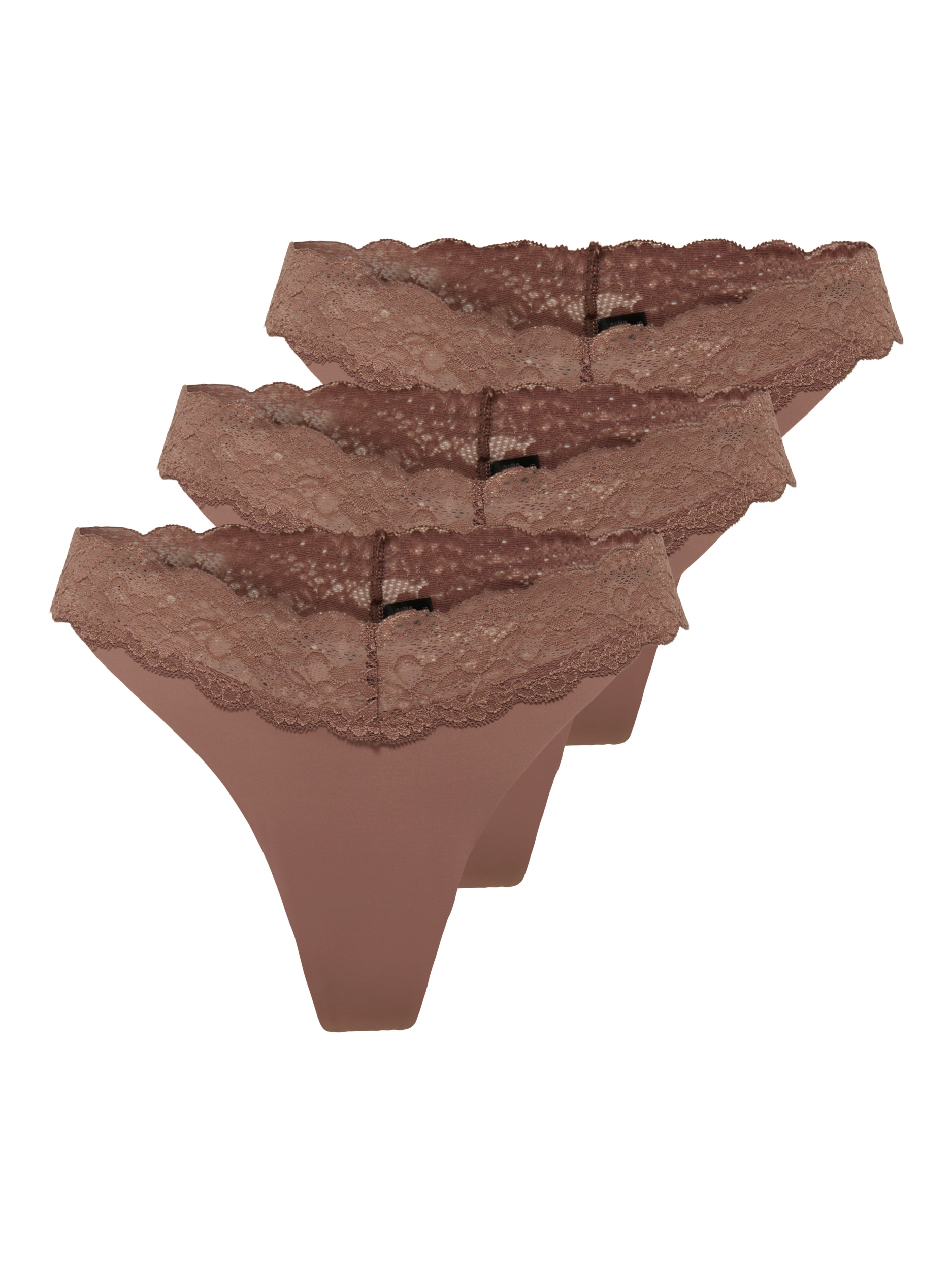 ONLY Tanga »ONLCHLOE LACE S.S THONG 3-PACK ACC«, 3 Stk.
