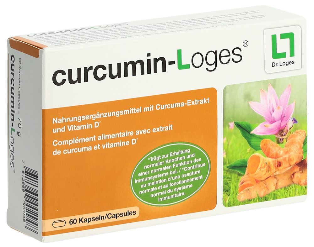DR. LOGES Curcumin<br>60 Stück, Blister, Kapsel