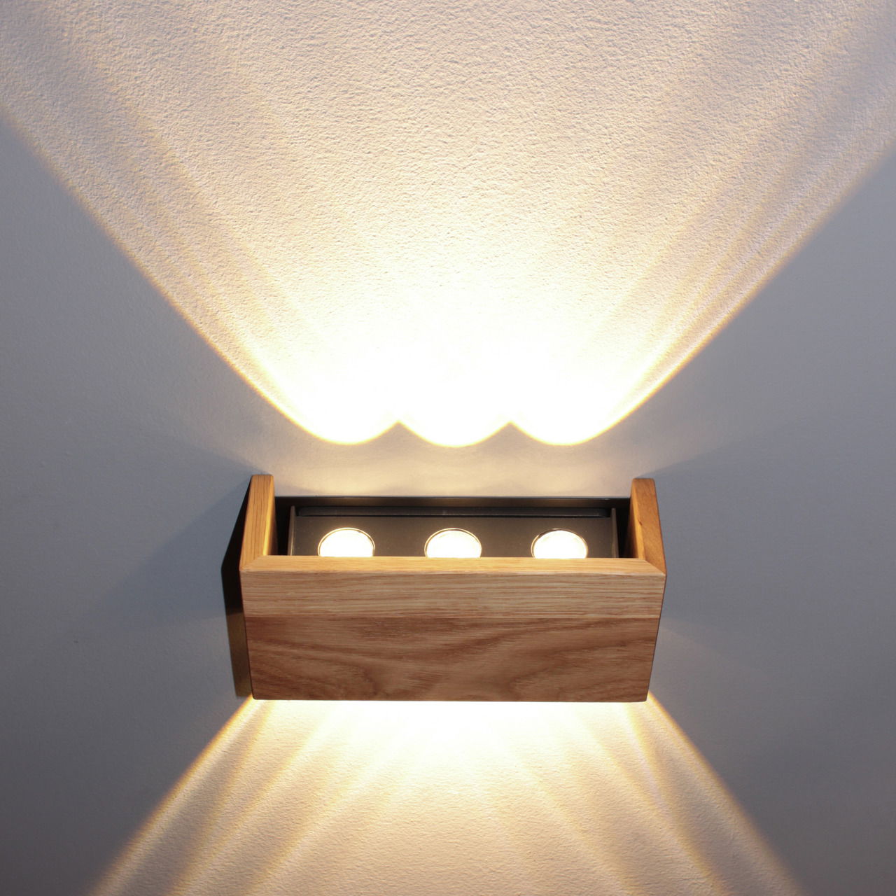 Fischer & Honsel Wandleuchte SHINE-WOOD