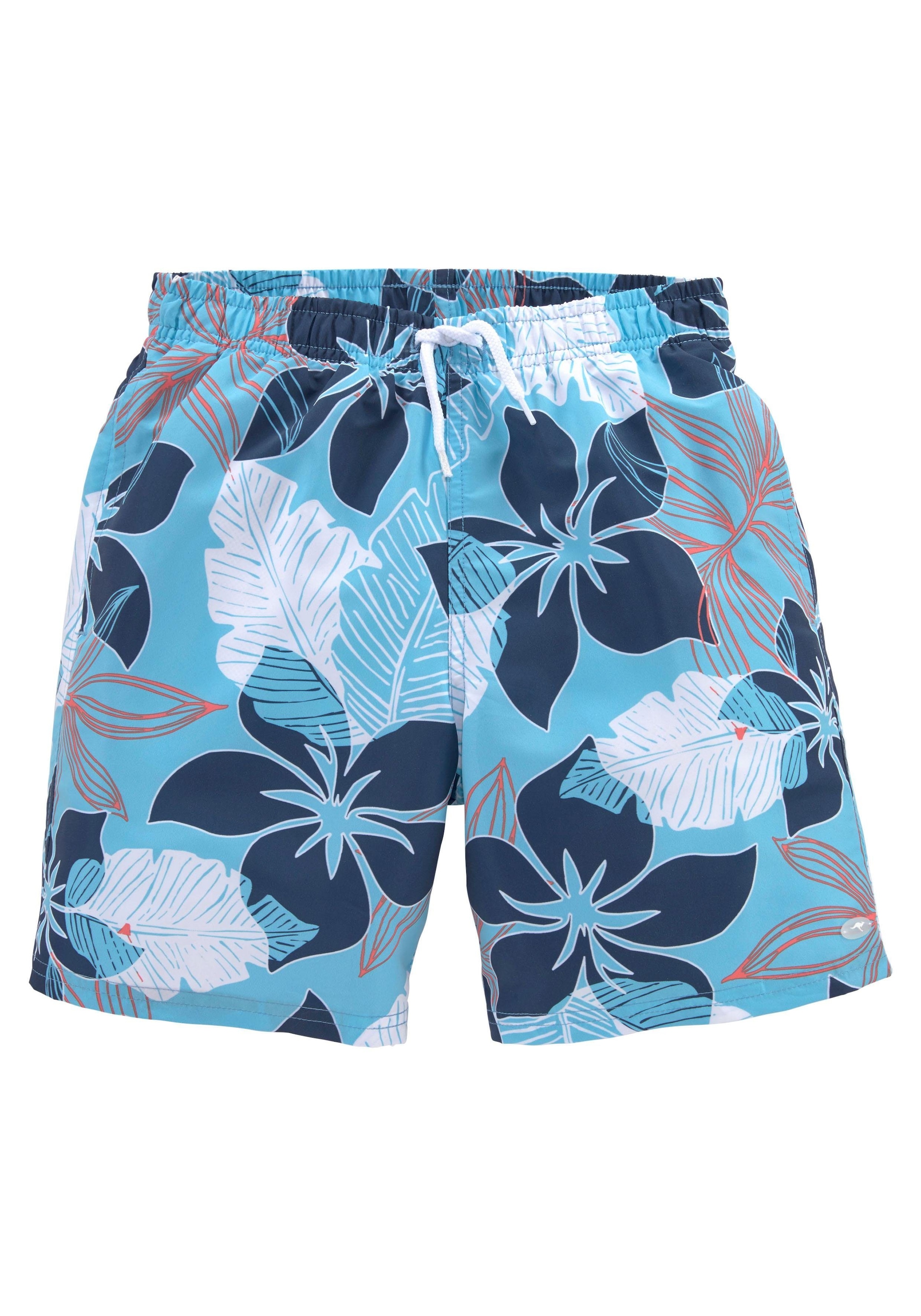 KangaROOS Badeshorts »Moloka Kids«, 1 Stk. mit Hawaiiprint