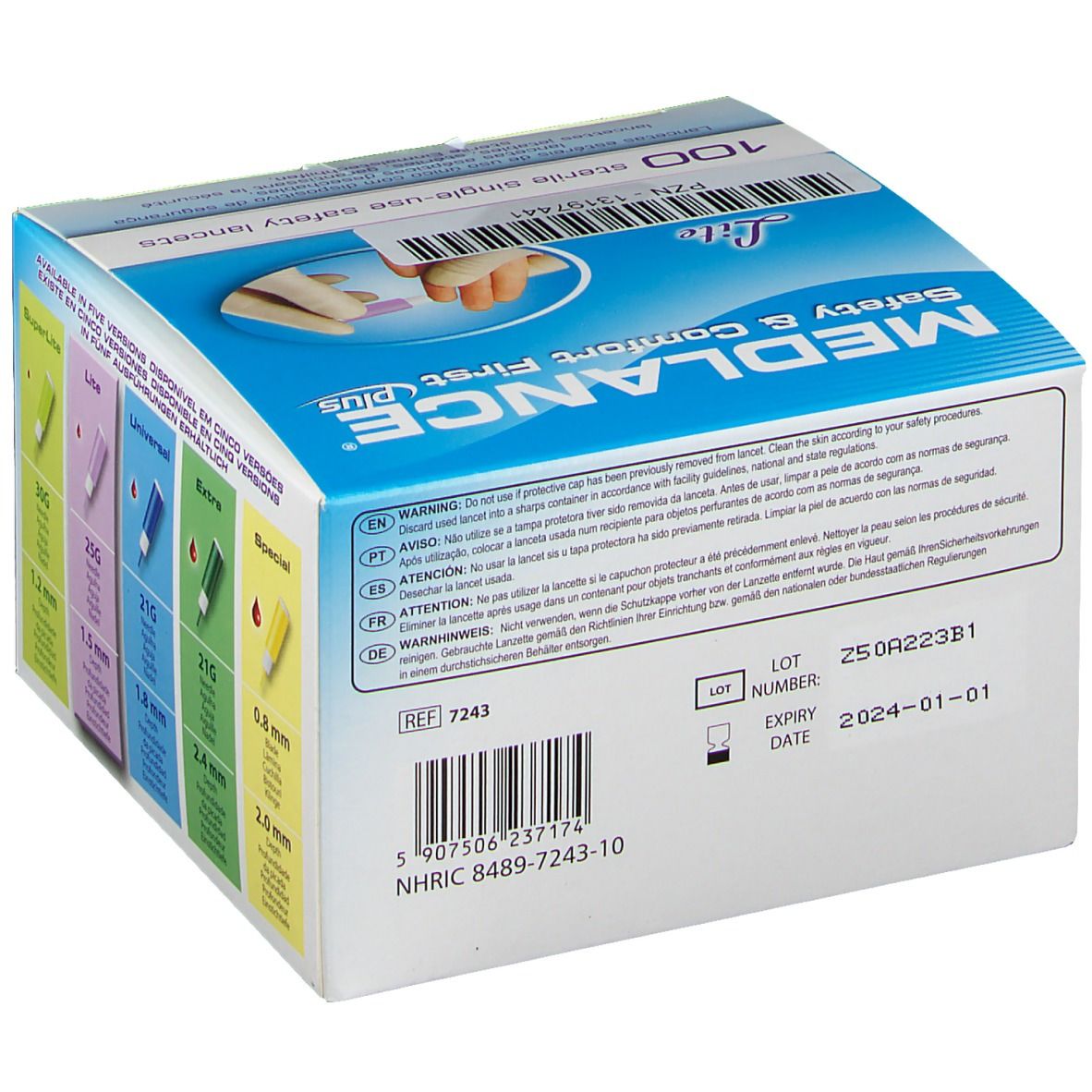 MEDLANCE® plus Lite Sicherheitslanzetten 25 G