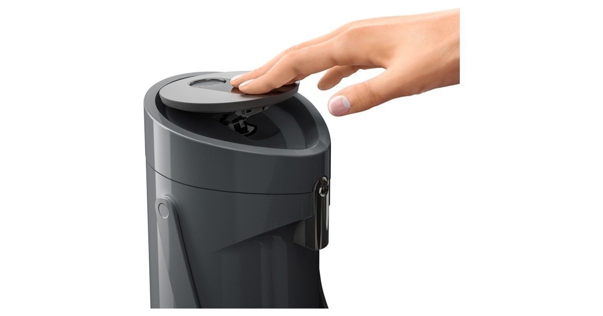 EmsaPONZA Pompthermoskan 1,9 Liter isoleerkan  (Antraciet, Comfort Press)