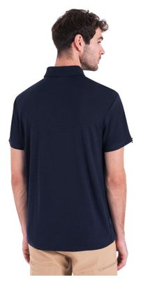 Polo Manches Courtes Icebreaker Merino 150 Tech Lite III Bleu