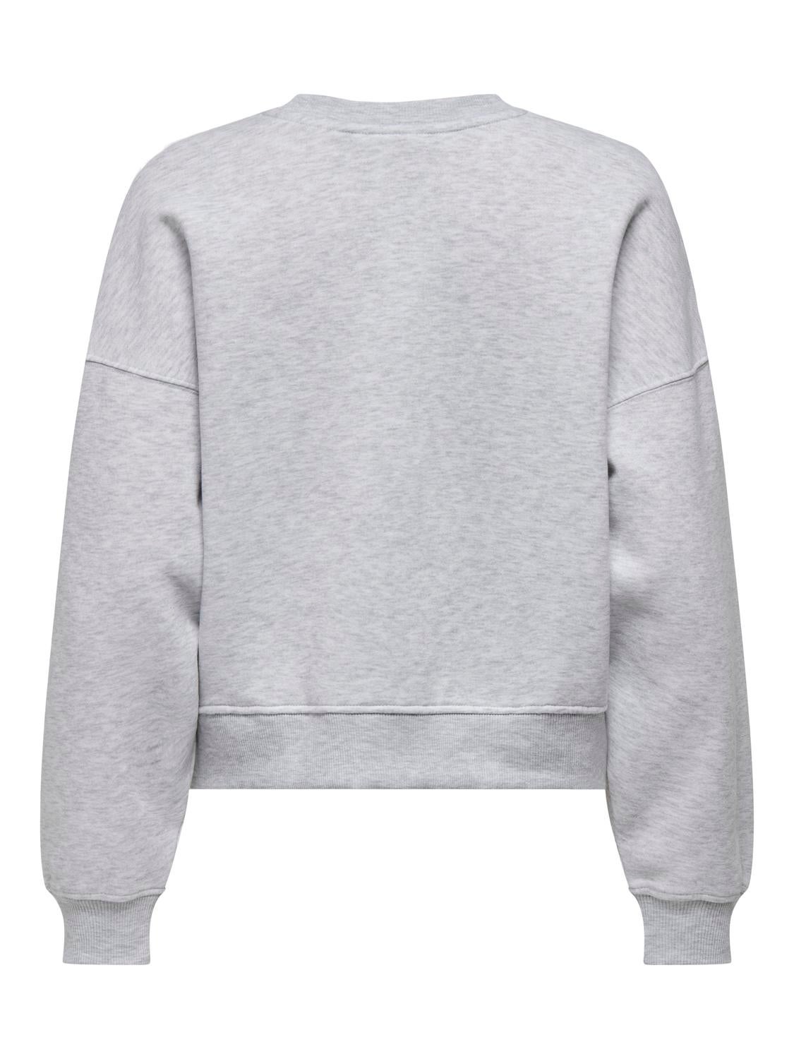 ONLBEST Sweatshirt Light Grey Melange