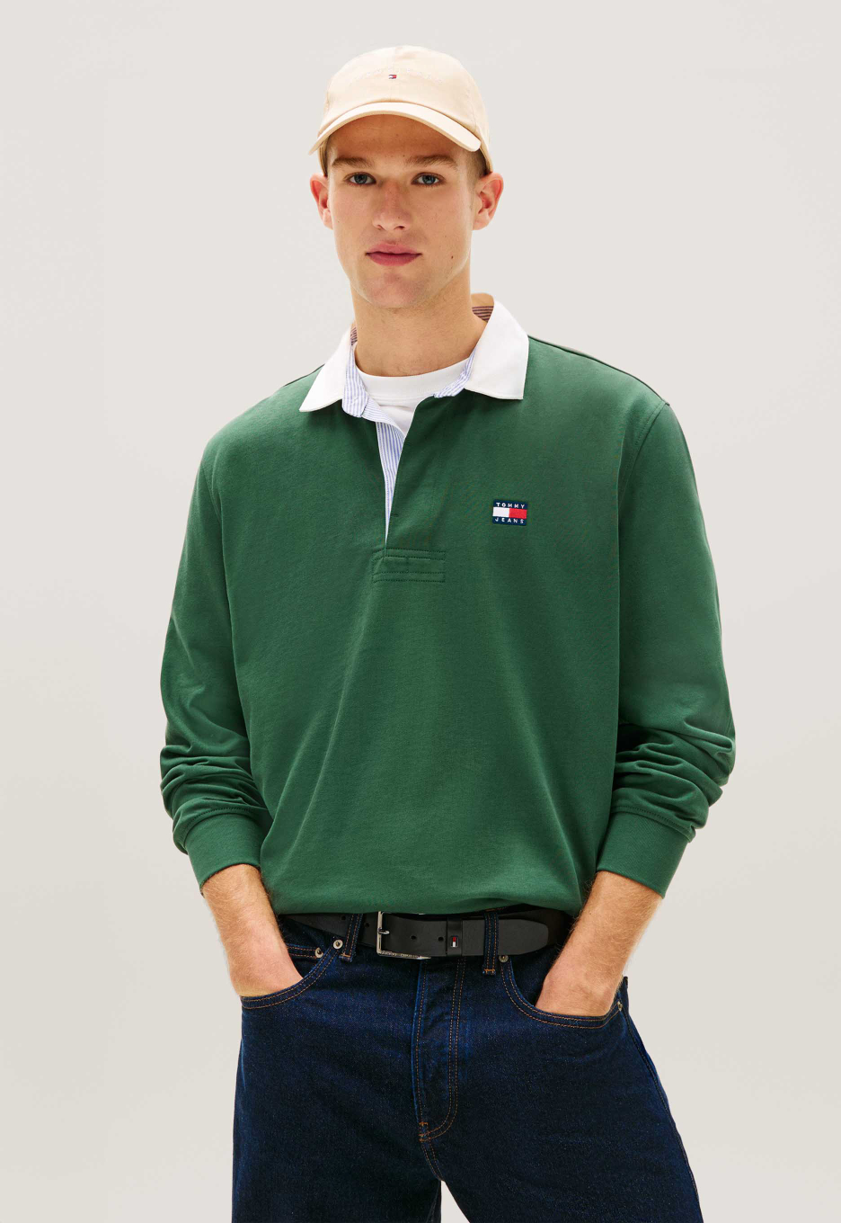Tommy Jeans Relaxed Fit Rugbyshirt