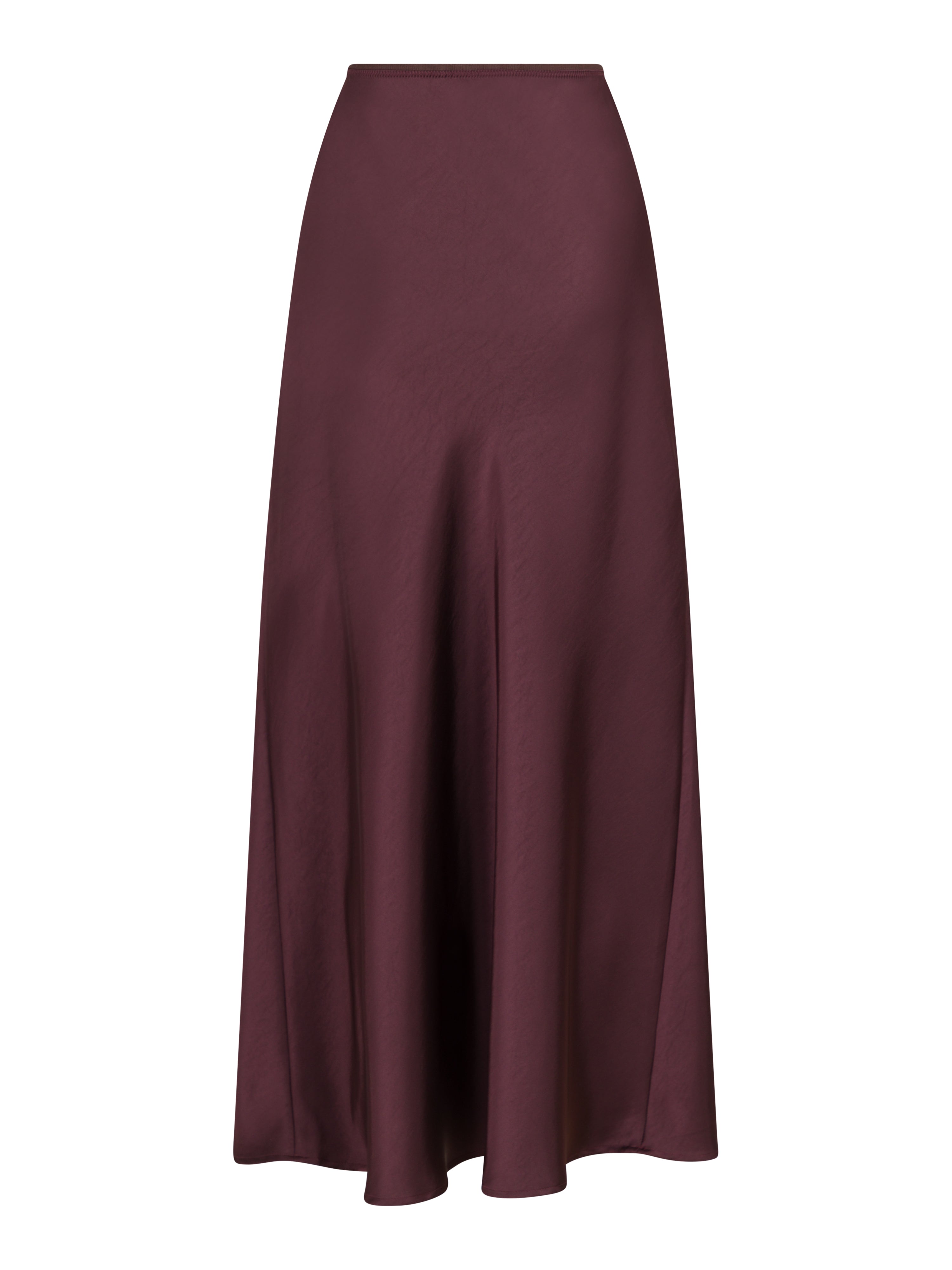 Bahne Studio  Audrey satin nederdel - Burgundy