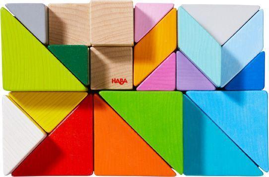 3D-Legespiel TANGRAM-WÜRFEL 21-teilig