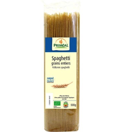 Priméal Volkoren Spaghetti Bio (500 gr)