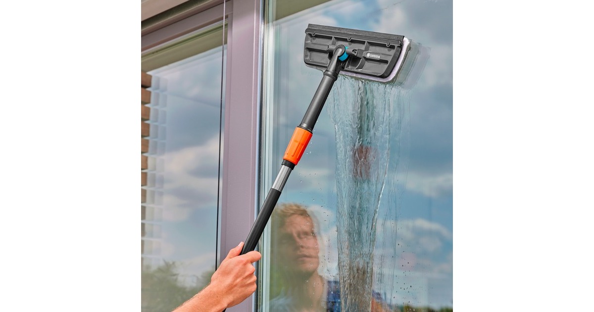 GARDENACleansystem raamwisser wasborstel  (Grijs, 18808-20)