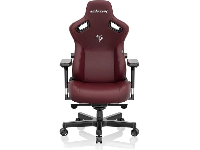 Anda Seat Gaming-Stuhl Kaiser 3 L Rot Gaming-Stuhl aus Kunstleder und mit einer Belastbarkeit von bis zu 120 kg