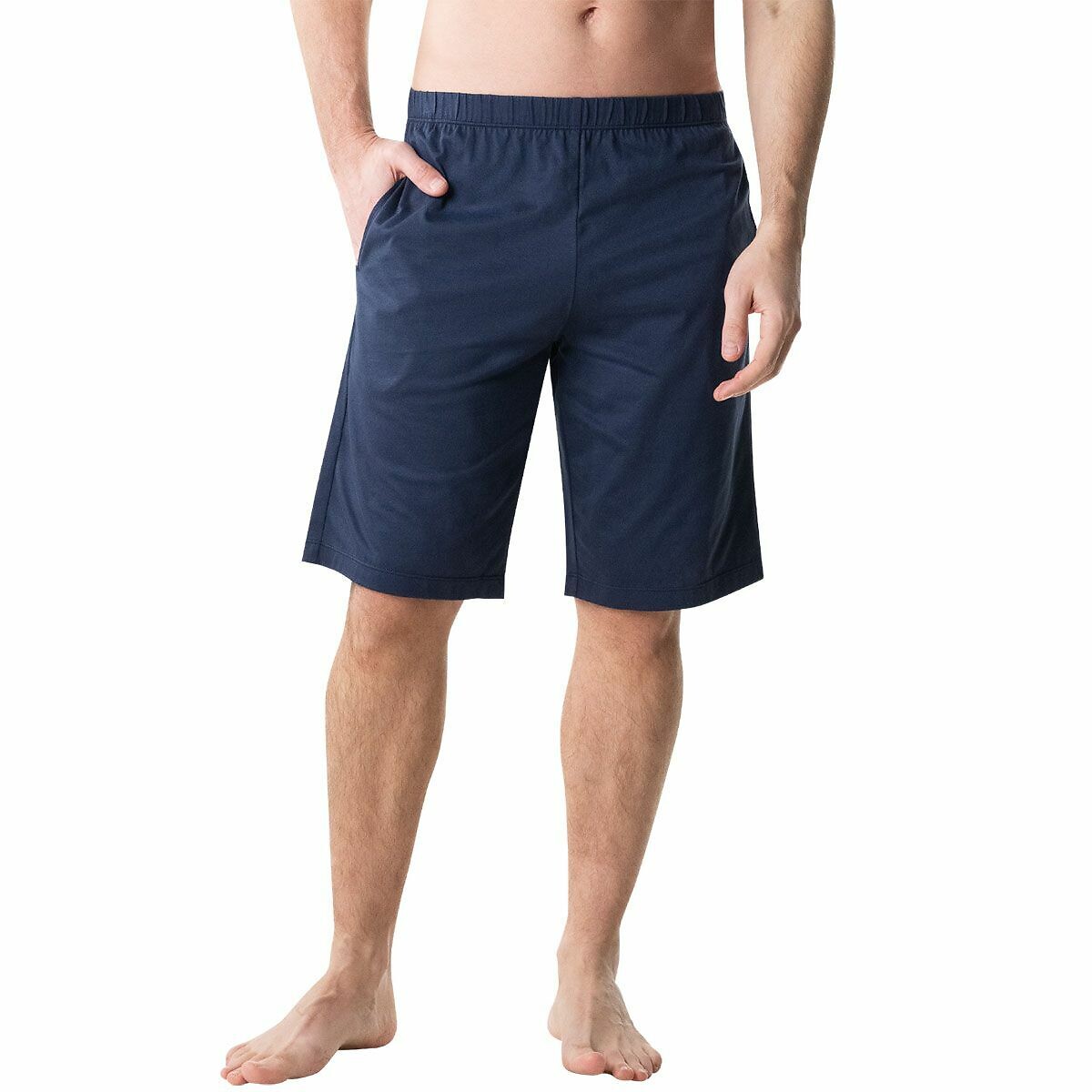 EMINENCE<br>Shorts de pijama com decote em V estampado em algodão com padrão de chamas