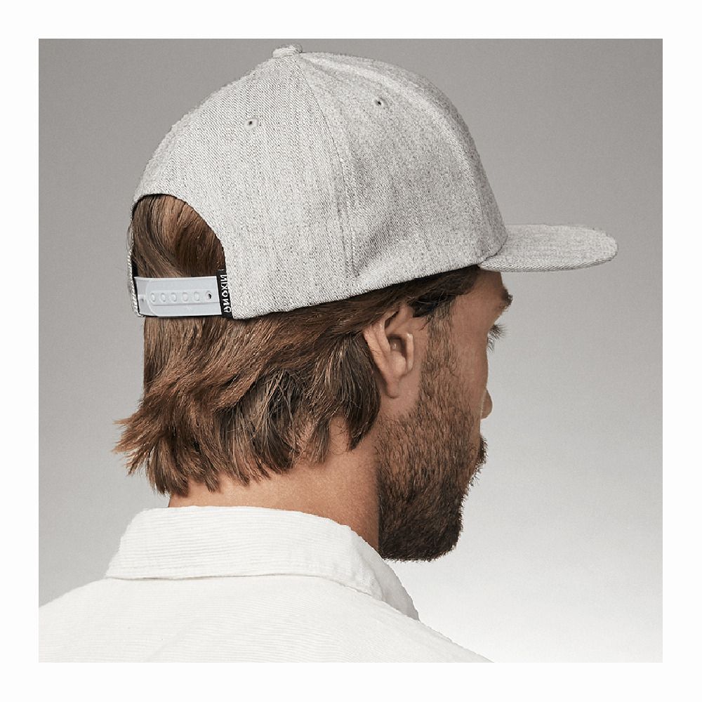 Nixon DEEP DOWN - Casquette heather gray/white
