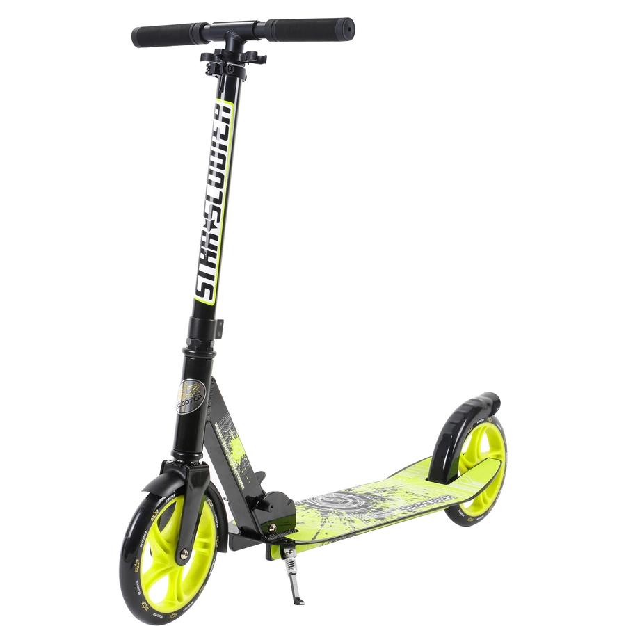 Star Scooter Roller 205mm XXL Trittbrett schwarz, grün