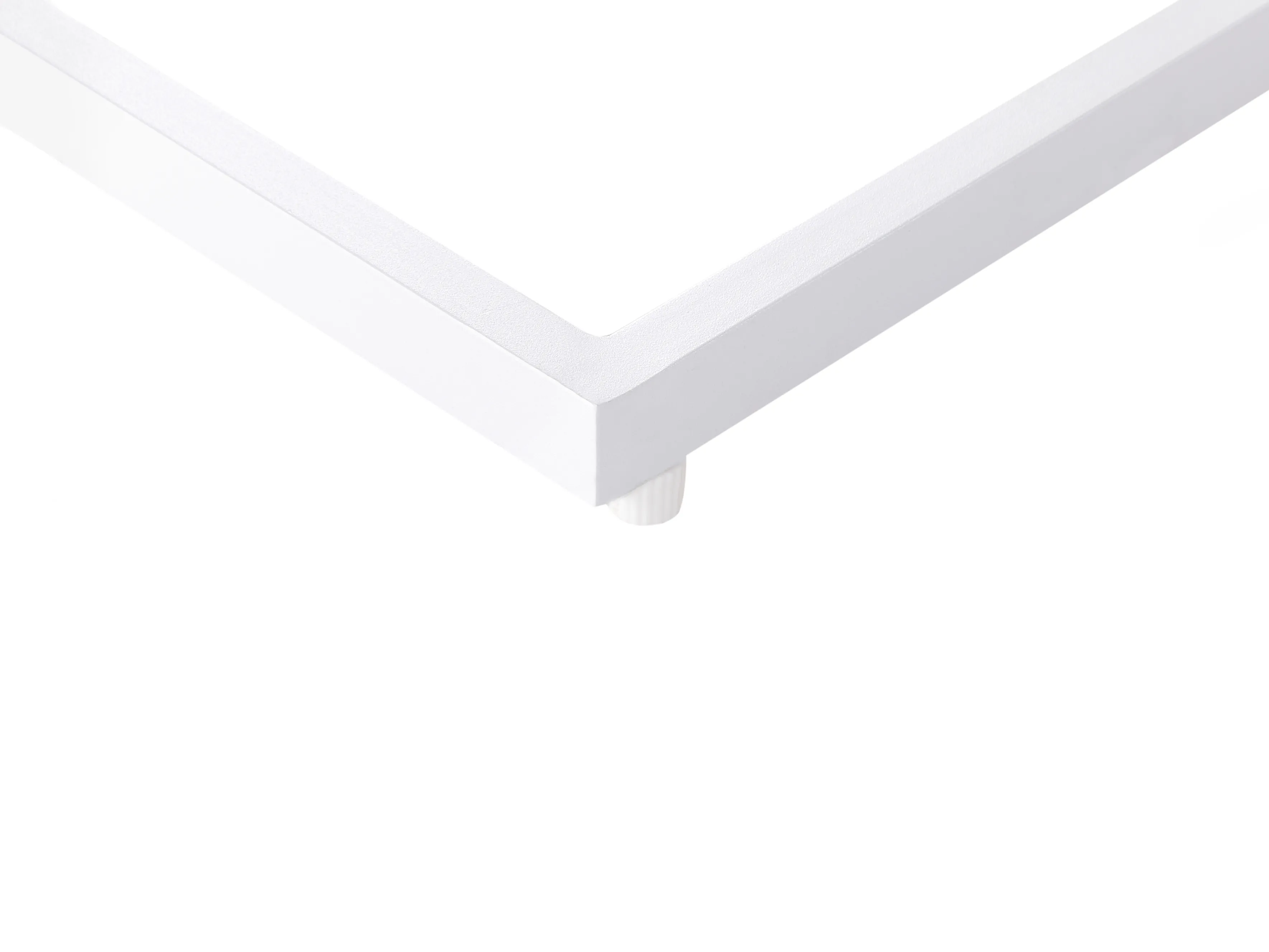 Tuin bijzettafel MESSINA 60 cm 35 cm Wit